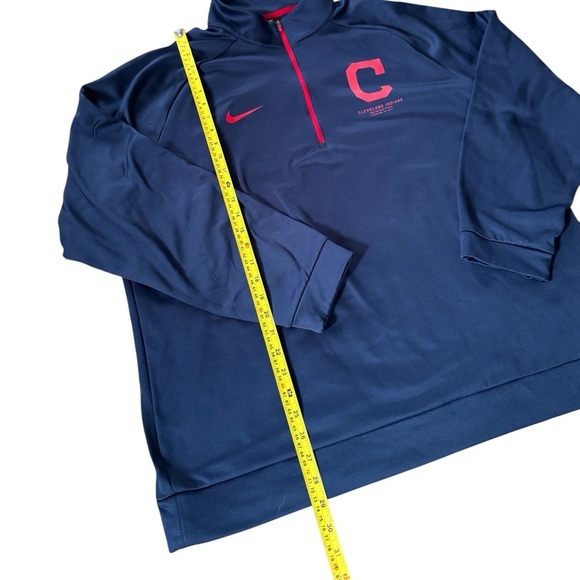 Nike Dri Fit Cleveland Gaurdians 1/4 Zip Sweater Men Size XXL - Picture 4 of 4
